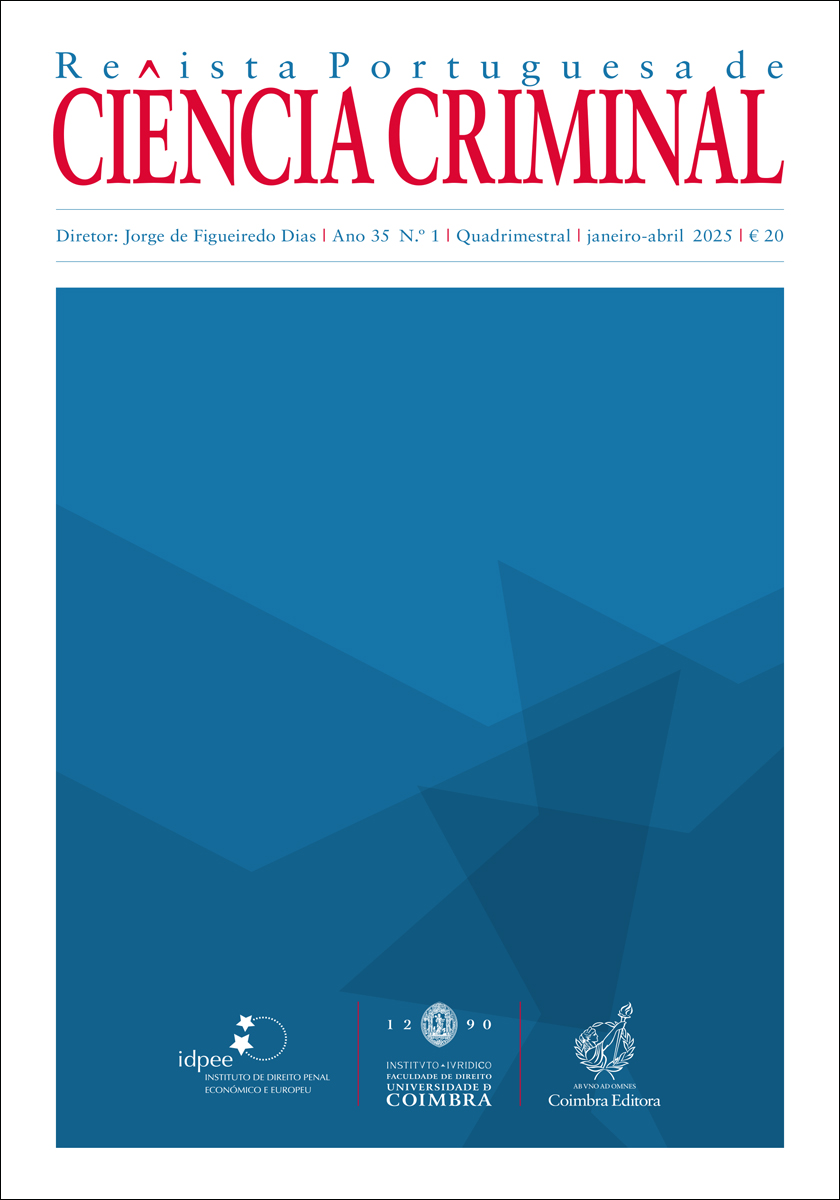 Revista Portuguesa de Ciência Criminal – Ano 35.º – N.º 1